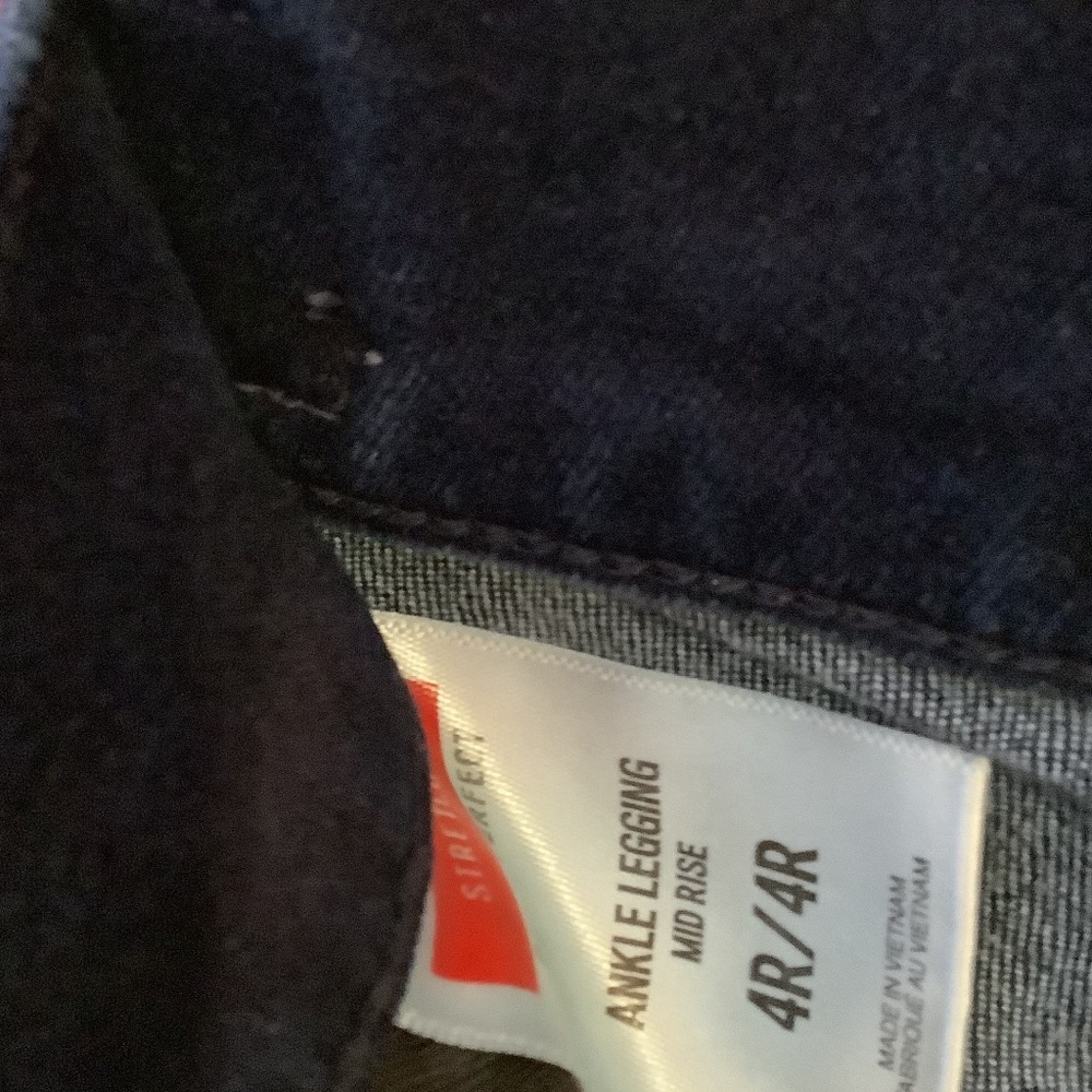Women’s EXPRESS Jeans Stretch Ankle Legging Mid Rise Size 4R/4R - Picture 16 of 16